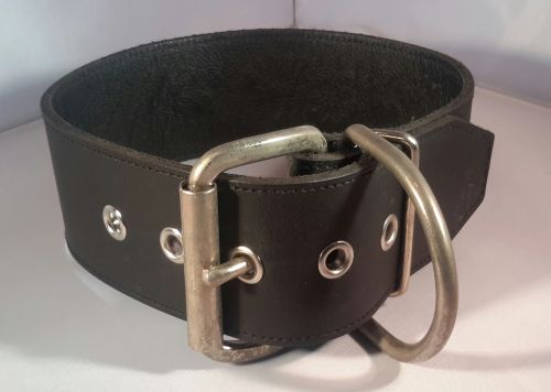 Plain Leather Collar 2"/50mm Wide